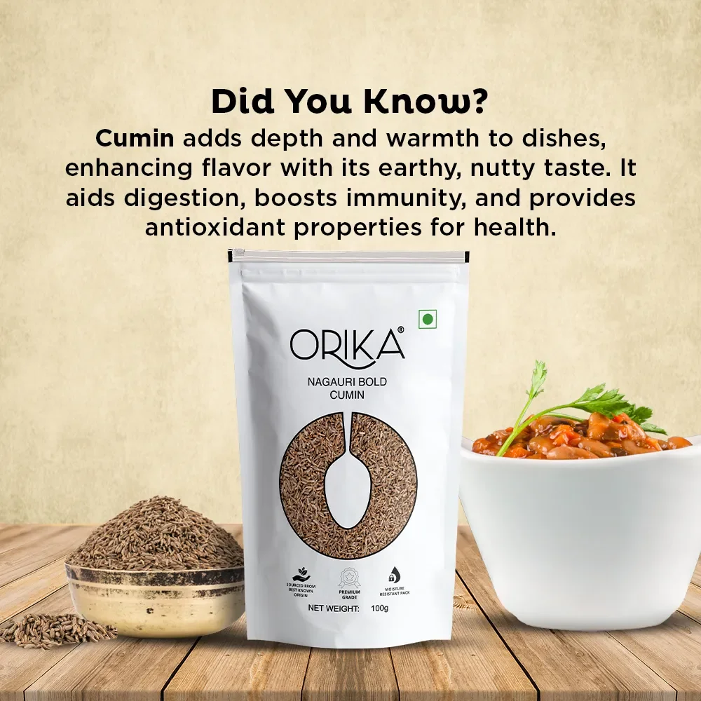 Orika's Nagauri Bold Cumin (Jeera) whole | 100g - Image 4