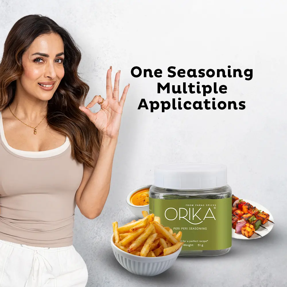 Orika Peri Peri Seasoning Jar | 51g (50 Sachets) - Image 4