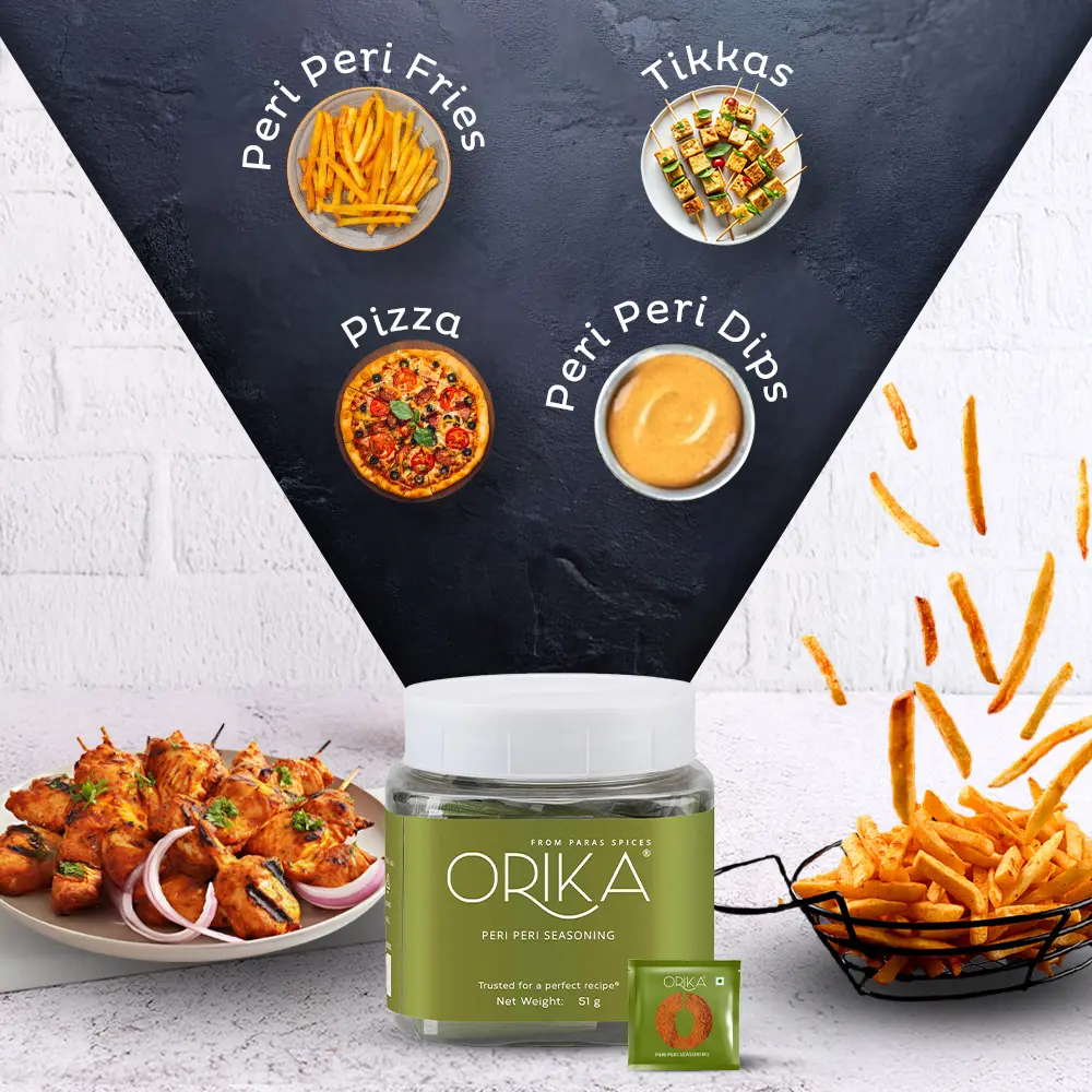 Orika Peri Peri Seasoning Jar | 51g (50 Sachets) - Image 6