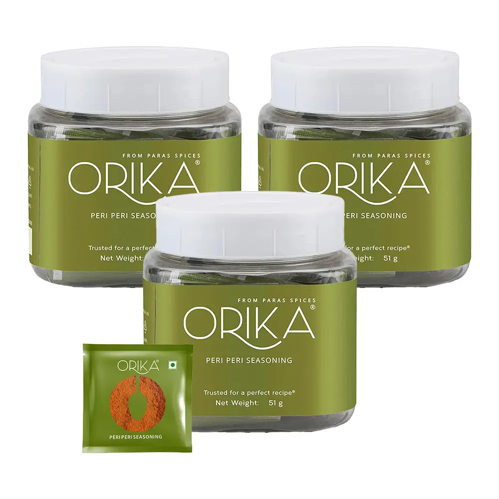 Orika Peri Peri Seasoning Jar | 51g (50 Sachets) - Image 9