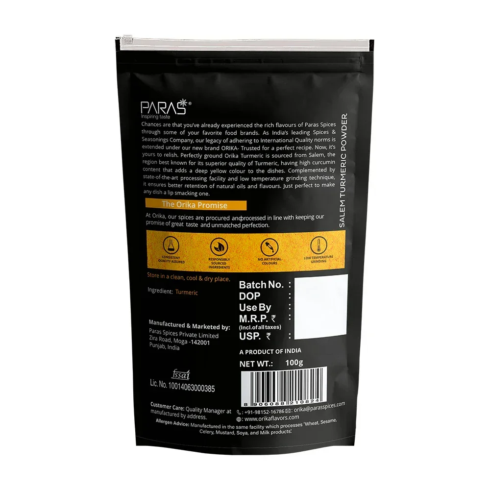 Salem Turmeric Powder (100g, 200g, 500gm) - Image 9