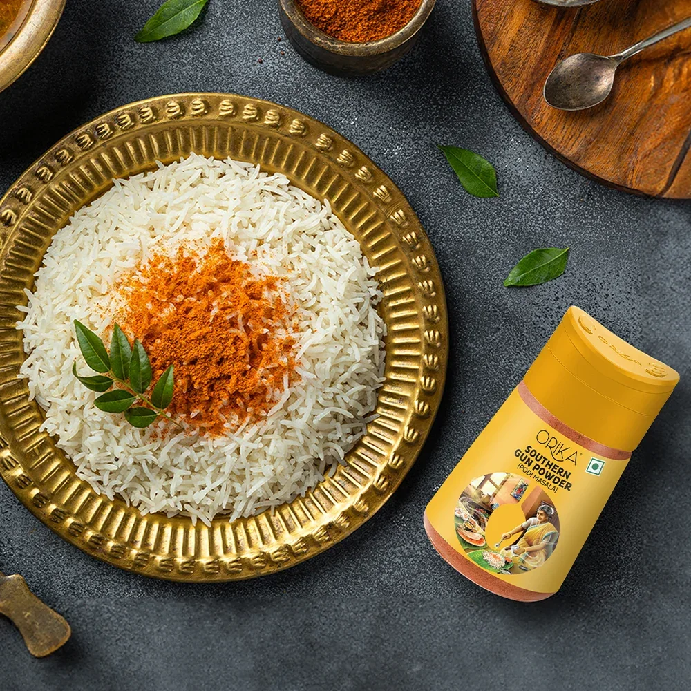 Orika Southern Gun Powder - Authentic South Indian Podi Masala | 70g Sprinkler - Image 6